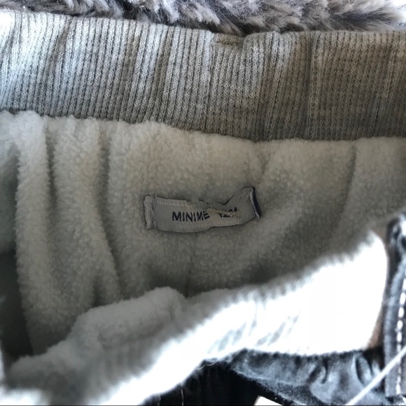 12m- Unisex cozy, lined, jean pants. - Picture 3 of 3